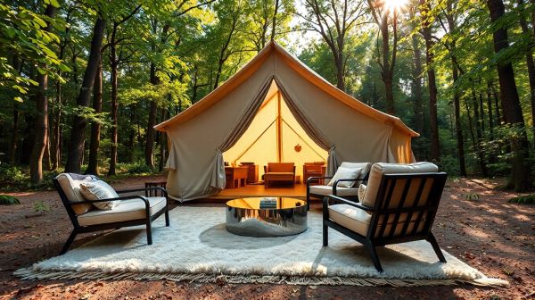 Camping de luxe : vivez l'élégance en plein air